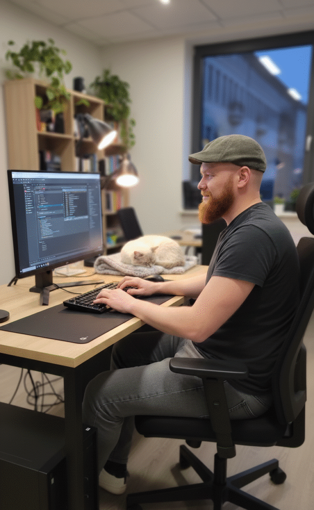 SEO špecialist Pavlo Viatkin v prace