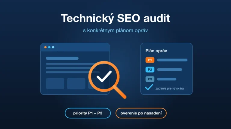 Technický SEO audit s plánom opráv